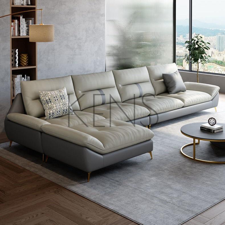 【KENS】沙發 沙發椅 免洗科技布藝沙發客廳現代簡約大小戶型極簡輕奢三人北歐乳膠家具