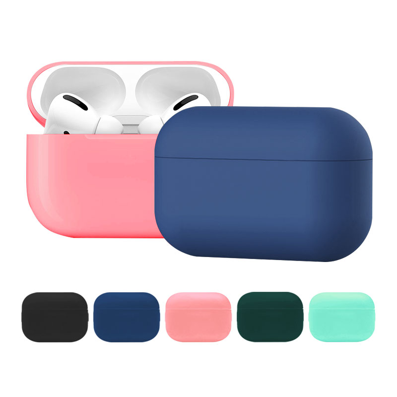 蘋果耳機Airpods Pro保護套 加厚airpods Pro耳機保護套 iPhone無線藍牙耳機矽膠保護套 含掛勾