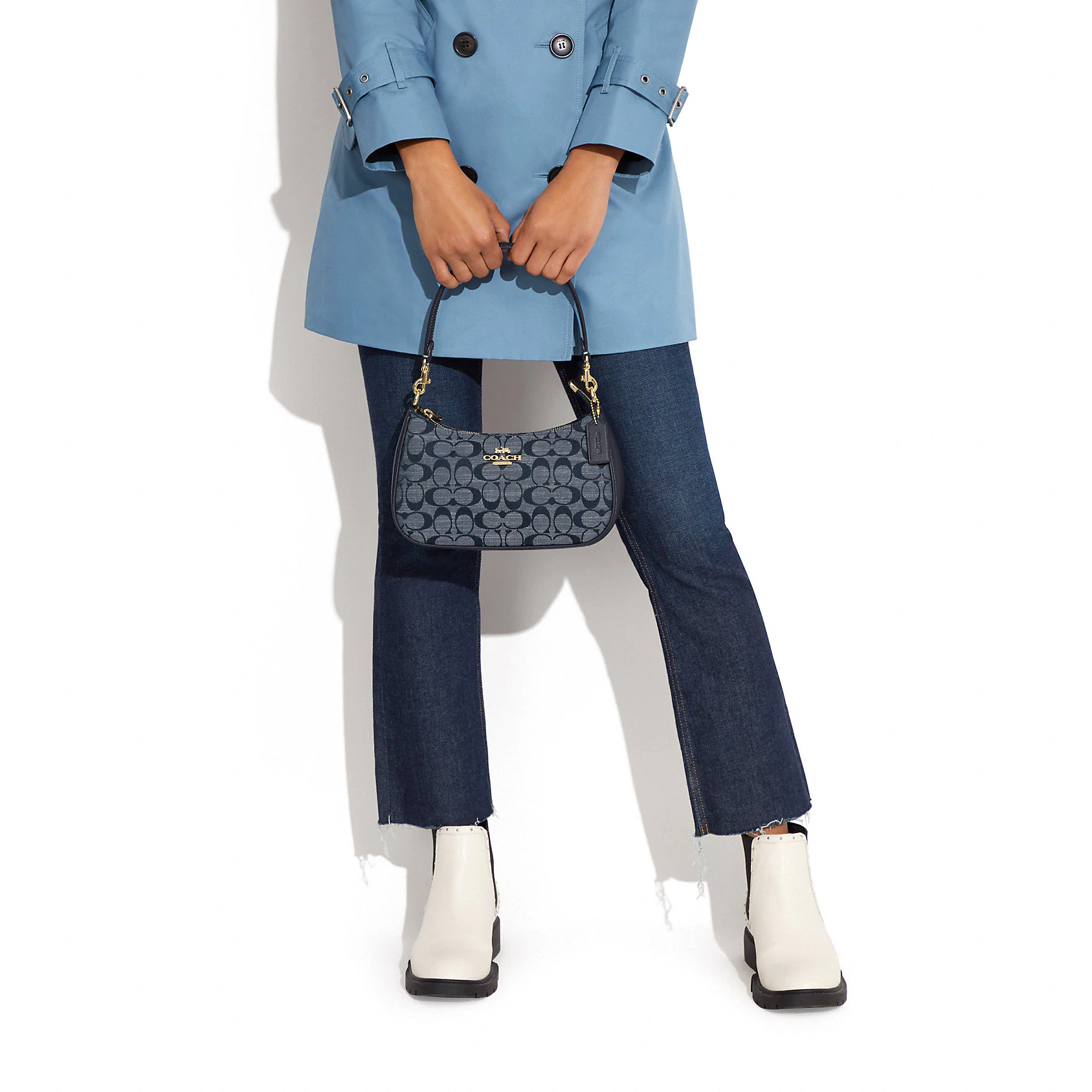精選★COACH Teri25 chambray 腋下手提單肩包 CH139(預購)~【夏日美包★菲尼斯 國際精品↘3折起】 6