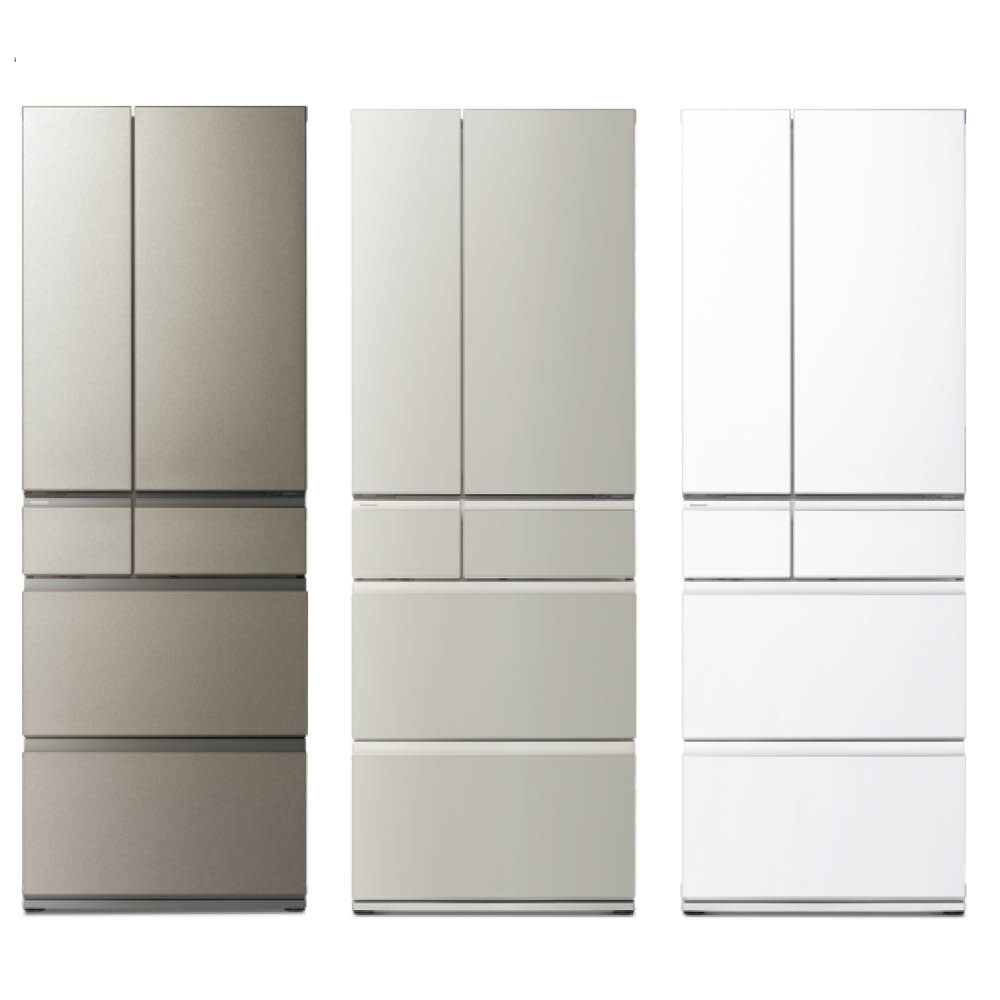【Panasonic】495L六門日系上質系列 無邊框霧面鋼板電冰箱 (NR-F502YT)(星礦銀/淺灰米/凝霜白)
