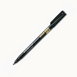 德國施德樓STAEDTLER工業用專用油性筆(黑色細字)*MS319S(10入/盒)