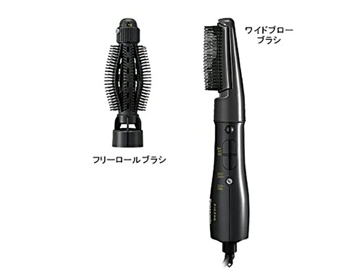 Panasonic 【日本代購】松下 梳子吹風機 整髮器Zigzag EH-KA60-黑 1