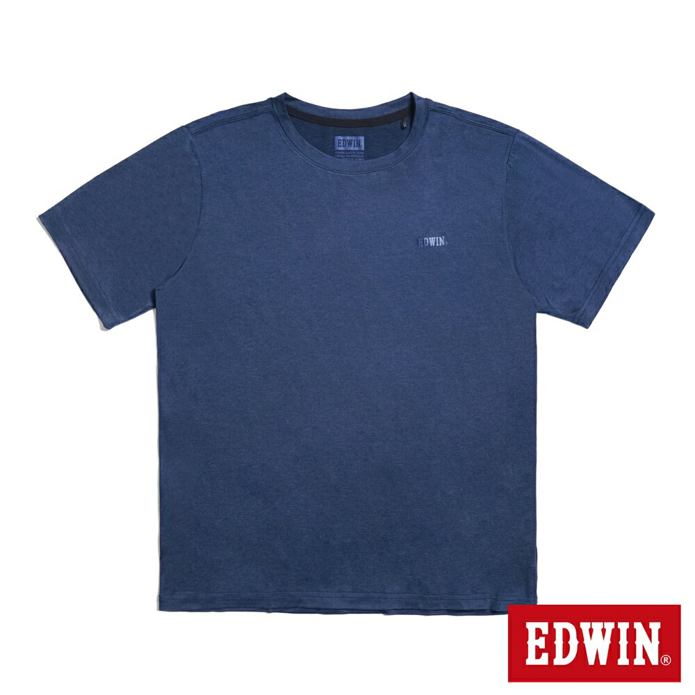 EDWIN 男款 涼爽系列 小印花短袖T恤 (灰藍色)
