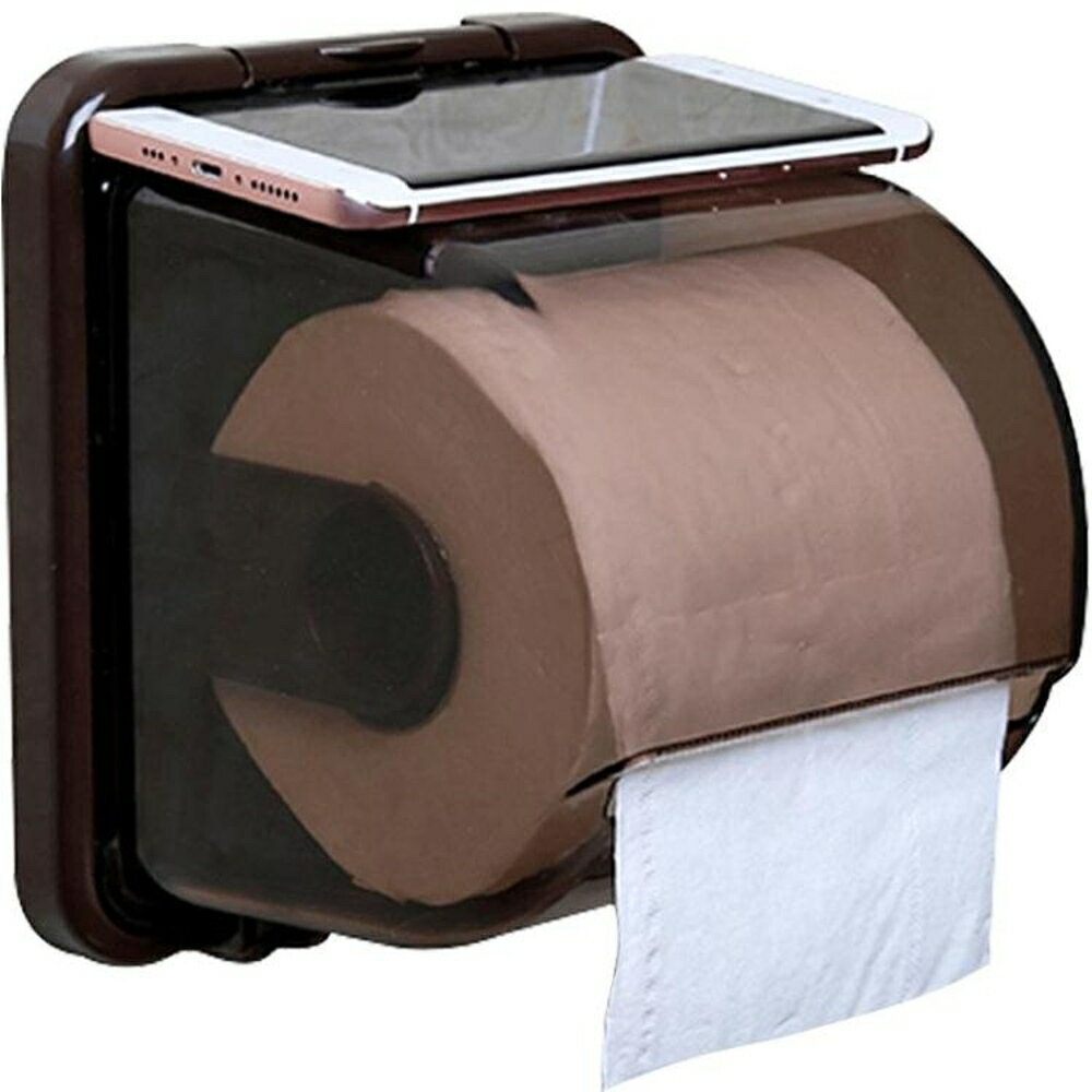 紙巾架衛生間廁所紙巾盒免打孔創意卷紙架吸盤壁掛式抽紙廁紙盒家用防水 全館免運