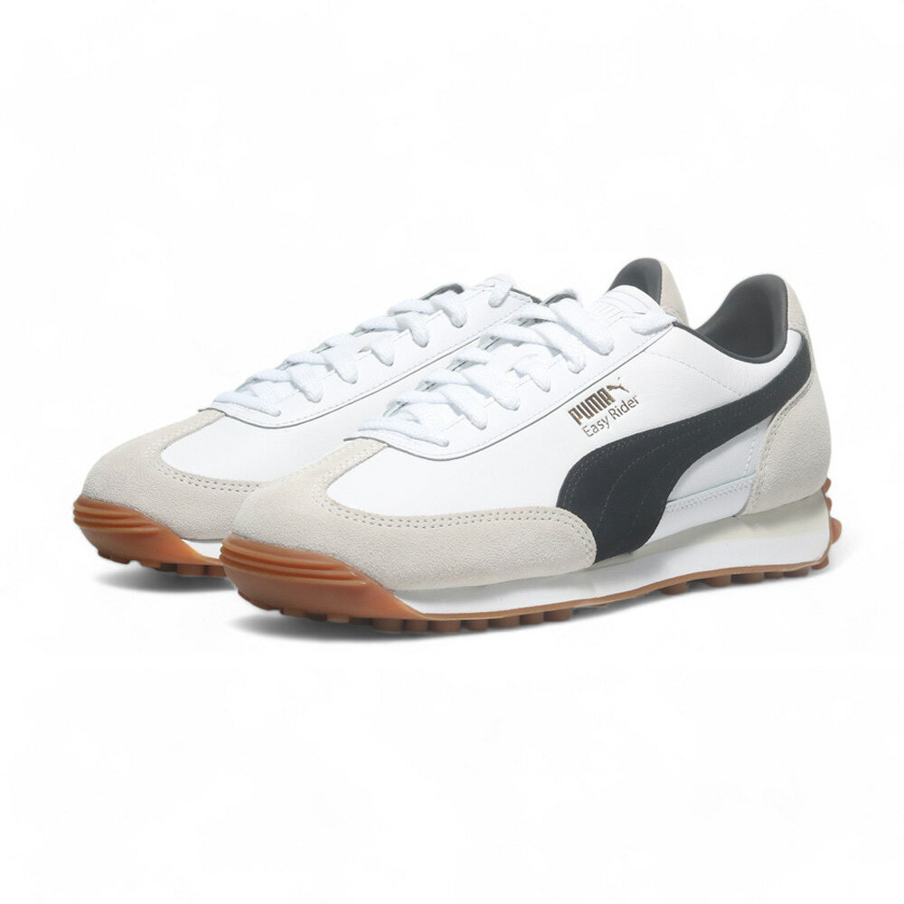 【滿千折百】PUMA 休閒鞋 EASY RIDER MIX 白黑 焦糖底 復古 男女 39902501