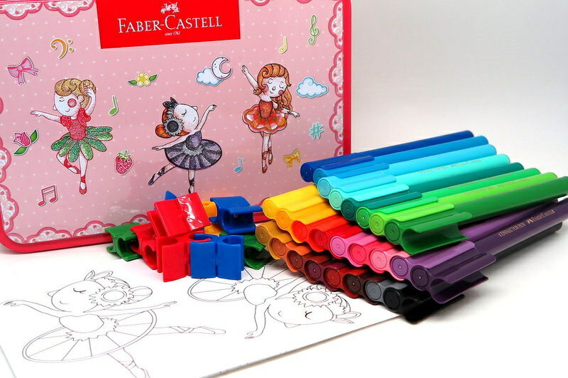 Faber-Castell 輝柏 25色 音樂盒連結筆 #155095