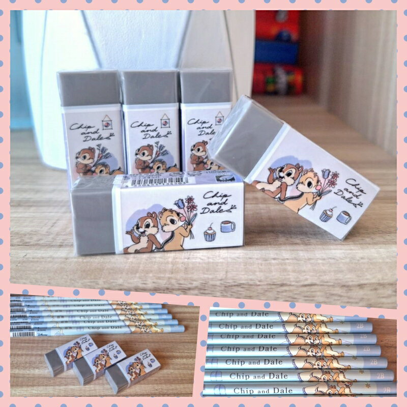 【iWork花屋】台灣現貨 2B 日本製 珠光 鉛筆 橡皮擦 奇奇蒂蒂 迪士尼 2B鉛筆 HB 好寫鉛筆 學前鉛筆 好握 易寫 8