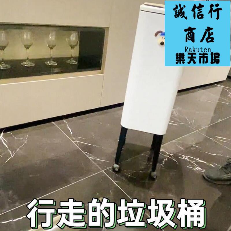 廚房家用帶腳高腳不鏽鋼垃圾桶無蓋分類客廳大容量新款帶蓋