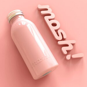日本mosh復古牛奶保溫杯純色木紋色280ml/350ml/450ml