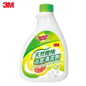 3M 天然橙柚浴室清潔劑補充瓶 500ml - 限時優惠好康折扣