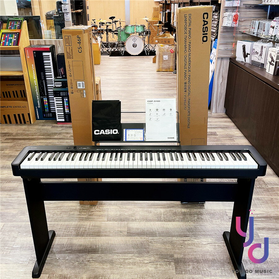 現貨可分期贈踏板/耳機Casio CDP S100 電數位鋼琴鍵盤88鍵公司貨保固18