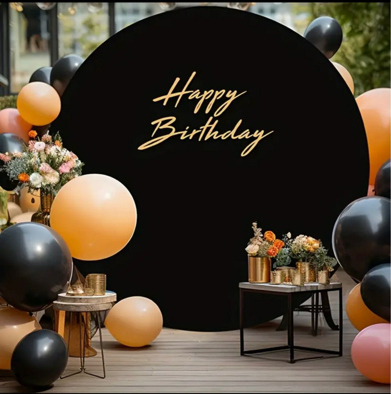 婚禮椅背派對生日彈力鐵藝拱門支架圓形背景布套裝飾廠家