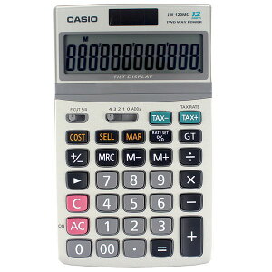 CASIO 卡西歐 計算機 JW-120MS 桌上型商用計算機 12位數/一台入(定700) 螢幕角度可調整