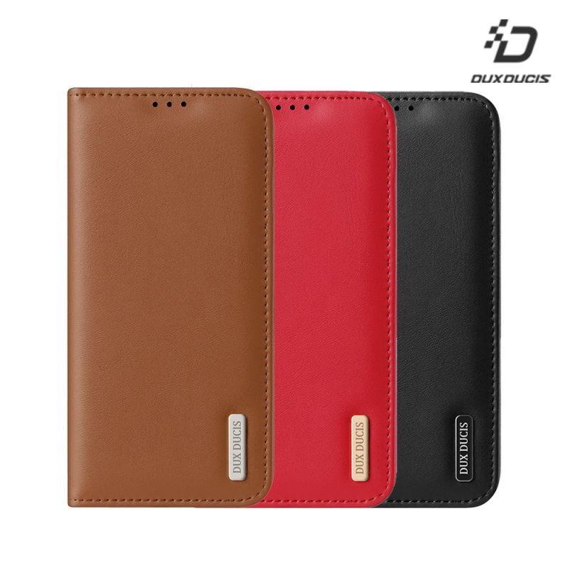 DUX DUCIS SAMSUNG 三星 Galaxy S25 Edge Hivo 真皮保護套 側翻皮套 保護套 手機套 可站立 可插卡