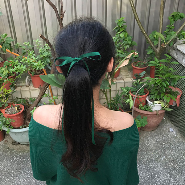 超長 蝴蝶結 緞面 髮圈 髮帶 髮繩 緞帶 韓國 髮飾 明星款 韓劇 百搭 聖誕節 跨年 過年 情人節 洋裝 ANNA S. 8