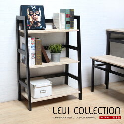 LEVI李維工業風個性鐵架三層書架/收納架 / H&D 東稻家居 / 日本MODERN DECO