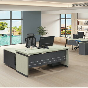 【 IS空間美學 】5.8尺弗格主管桌(2023B-137-1) 辦公桌/電腦桌/會議桌