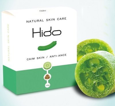 HIDO 絲瓜絡潔膚皂100g/效期202003 盒 損品 出清【淨妍美肌】