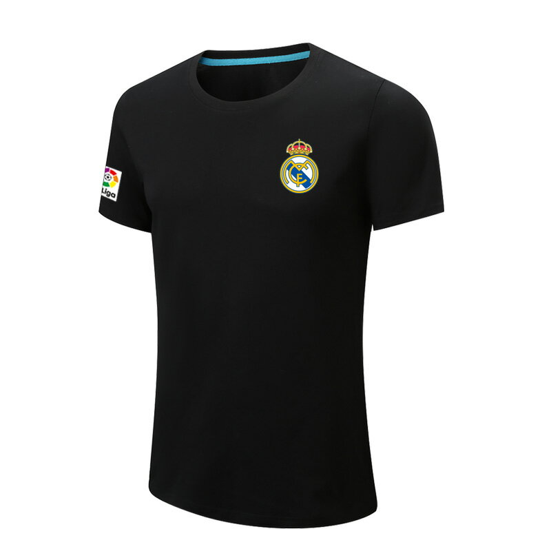 Real Madrid皇家馬德里足球運動訓練隊服西甲皇馬夏短袖t恤半袖男