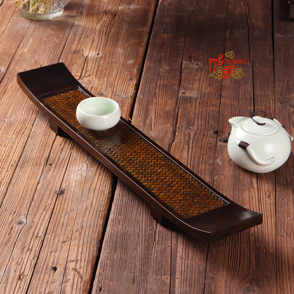竹編 木制 漆器 茶杯架 杯架 托盤 茶道 零配 茶具家居擺件 日式