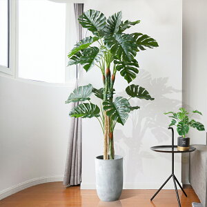 仿真綠植大型龜背竹球形植物盆栽北歐風裝飾室內客廳落地擺件盆景