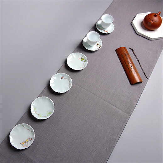 純手繪花鳥影青釉瓷茶托 景德鎮陶瓷器 茶杯托茶道手工茶具杯墊子 3