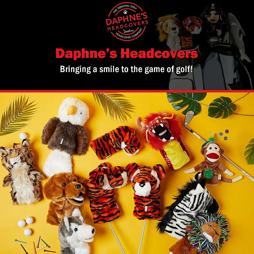 美國Daphnes 高爾夫球桿頭套卡通桿頭保護套一號發球木桿套