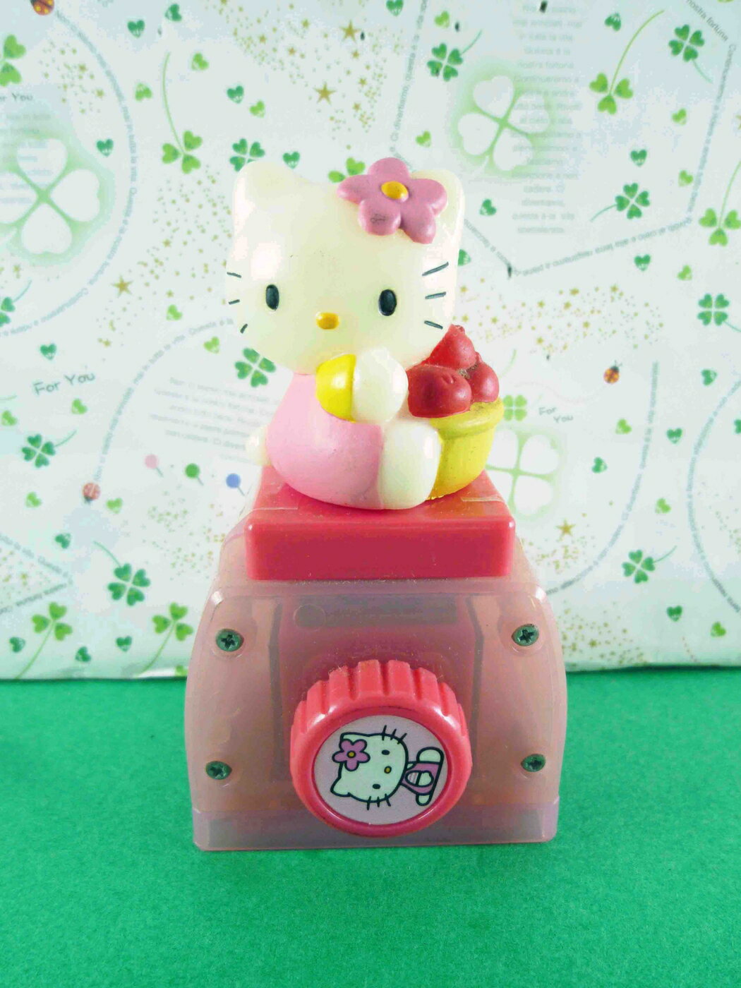 【震撼精品百貨】Hello Kitty 凱蒂貓 KITTY多層印章-4入圖(蘋果) 震撼日式精品百貨
