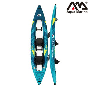【網路限定-下殺75折】Aqua Marina 充氣雙人獨木舟-全能型 STEAM ST-412 / KAYAK 皮艇 皮划艇 水上活動