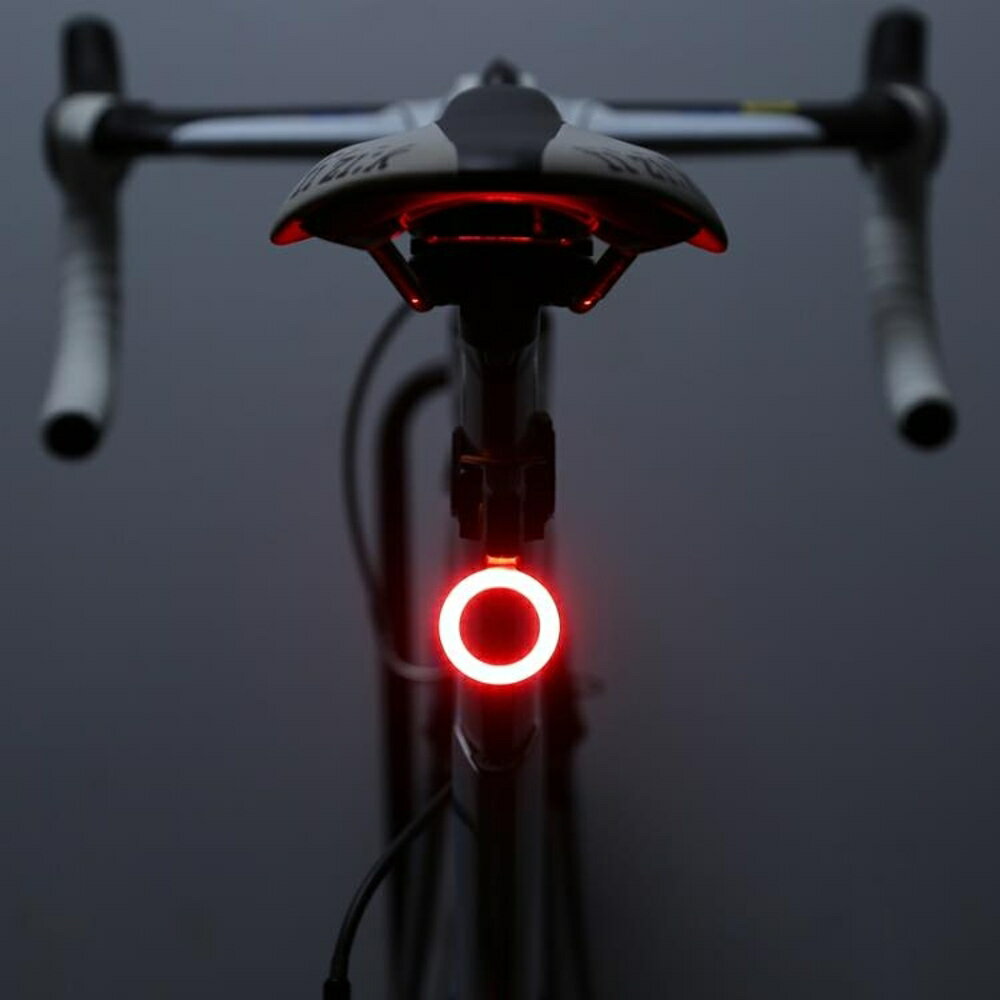 自行車尾燈usb充電腳踏車燈夜騎騎行高亮尾燈裝備