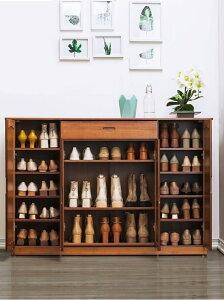 鞋櫃木馬人鞋櫃子多層簡易家用經濟型門廳鞋柜收納組裝實木制簡約現代 維多