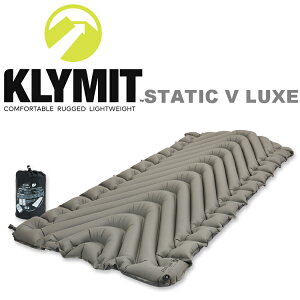 Klymit 單人加長加寬充氣睡墊/登山睡墊/輕量睡墊/健行/露營 Static V Luxe 豪華版 06VLST01D