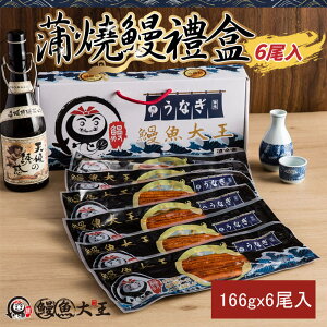 蒲燒鰻魚禮盒六尾入(166g*6包)