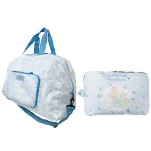 大賀屋 日貨 角落生物 旅行包 藍 收納包 摺疊包 旅行袋 購物袋 大包包 行李包 角落小夥伴 正版 J00016442
