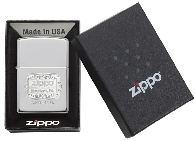 ├登山樂┤美國Zippo Zippo Bradford, PA 防風打火機照片框裏的