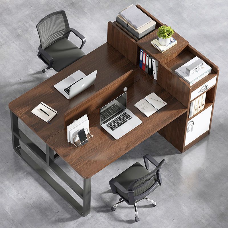 免運 辦公桌 辦公電腦桌職員屏風工作位辦公室辦公桌簡約現代書桌簡易會議桌子-快速出貨