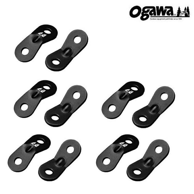 Ogawa AL調節片/營繩調節片 黑 10入 3121