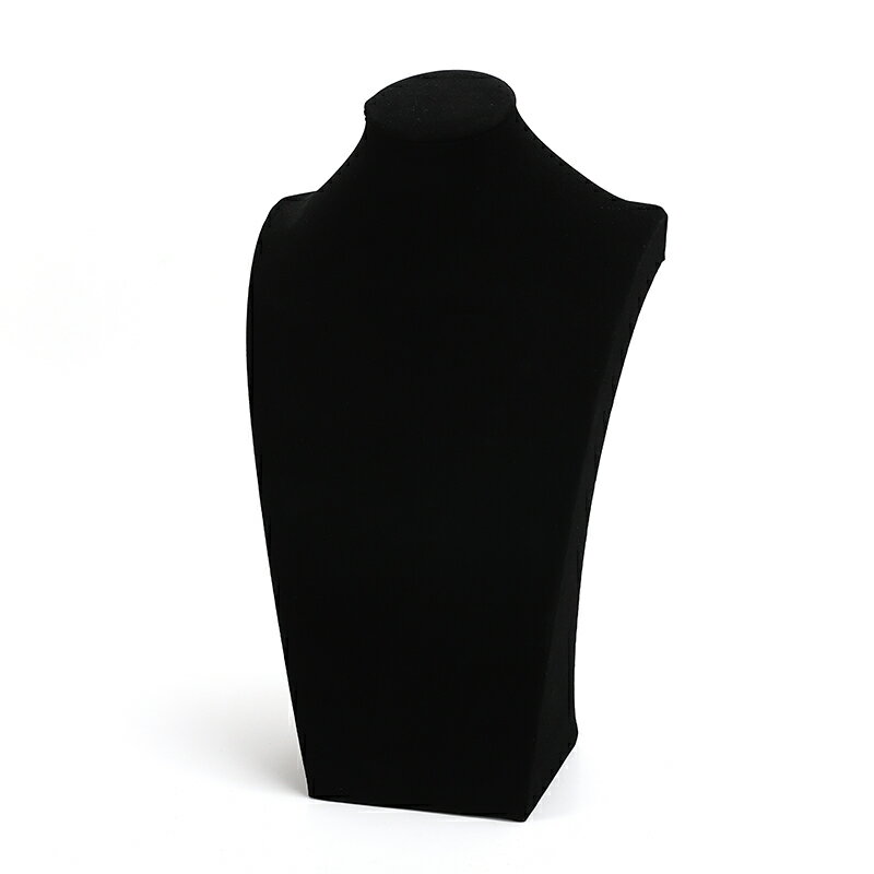 絨布項鏈展示架首飾頸模飾品架人像模特脖子櫃臺珠寶陳列道具