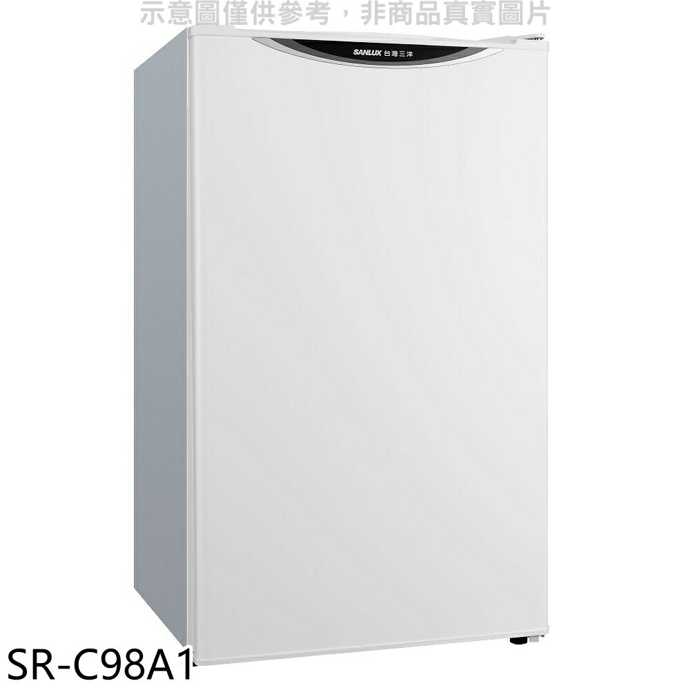 APP下單4%點數★台灣三洋SANLUX【SR-C98A1】單門98L冰箱