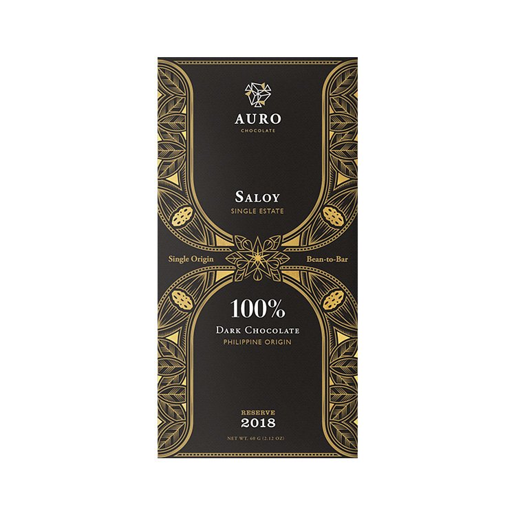 AURO 單一莊園典藏100%黑巧克力 - 薩洛伊莊園(60g)