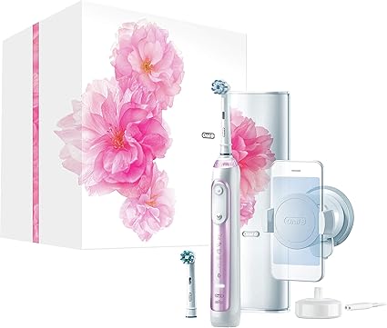 BRAUN【日本代購】德國百靈Oral-B 電動牙刷Genius 10000-櫻花粉