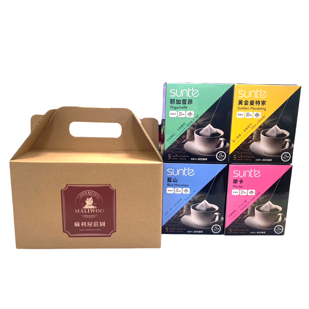 咖啡禮盒綜合4盒組 特調易泡