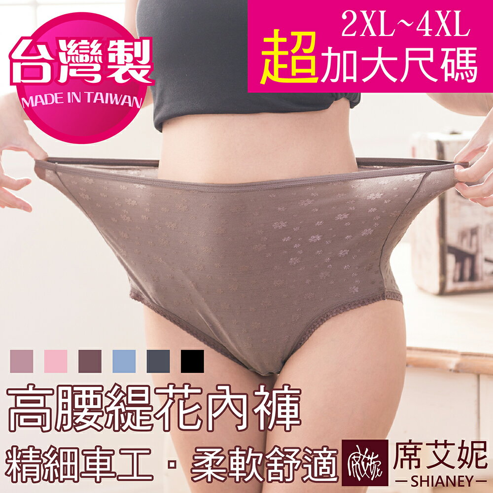 女性 MIT舒適 超加大尺碼內褲 2XL/3XL/4XL 台灣製造 No.1106-席艾妮SHIANEY