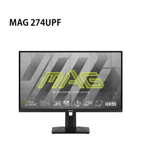 【最高折200+跨店點數22%回饋】MSI 微星 MAG 274UPF 27吋 電競螢幕