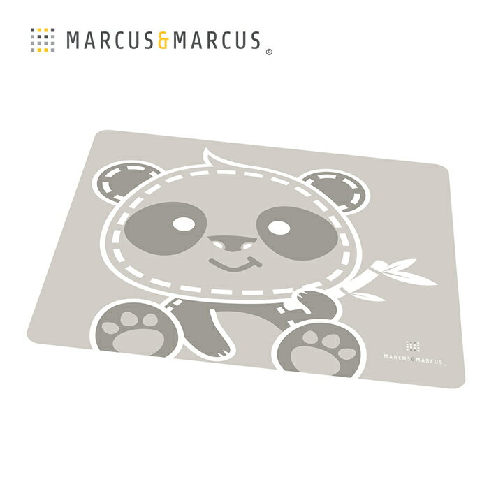 【加拿大MARCUS＆MARCUS 】動物樂園矽膠餐墊-貓熊 / 食品級矽膠 / FDA認證