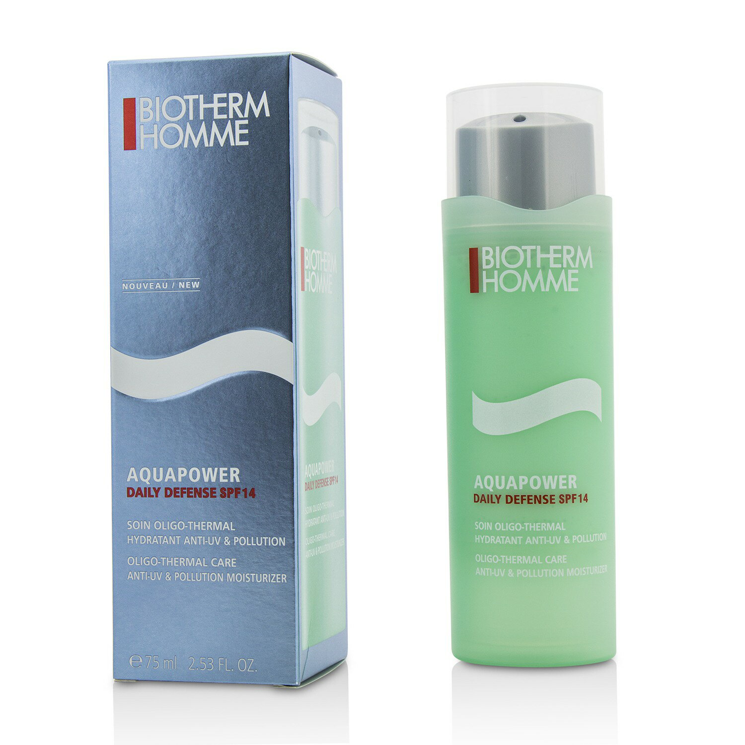 碧兒泉 Biotherm - 素顏霜Homme Aquapower Daily Defense SPF 14