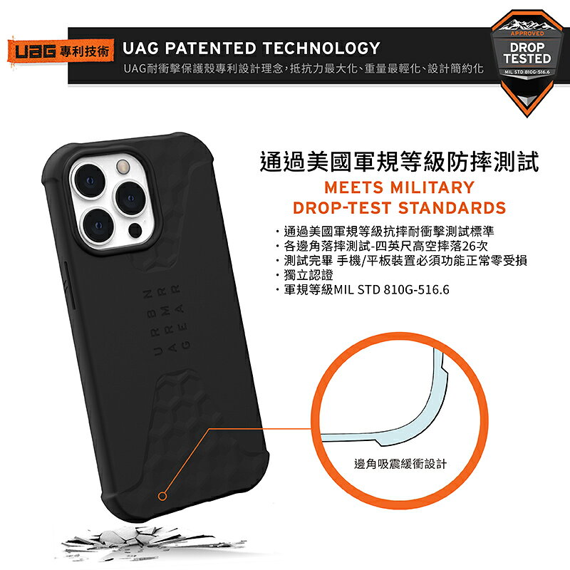 UAG 耐衝擊 輕薄 矽膠 保護殼 防摔殼 手機殼 軍規防摔 適用於iPhone 13 pro max 6