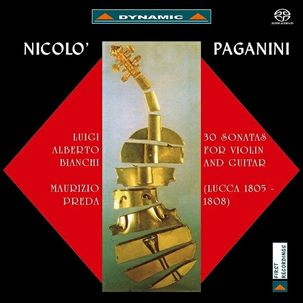 【停看聽音響唱片】【SACD】帕格尼尼：小提琴與吉他奏鳴曲1 (2SACD)