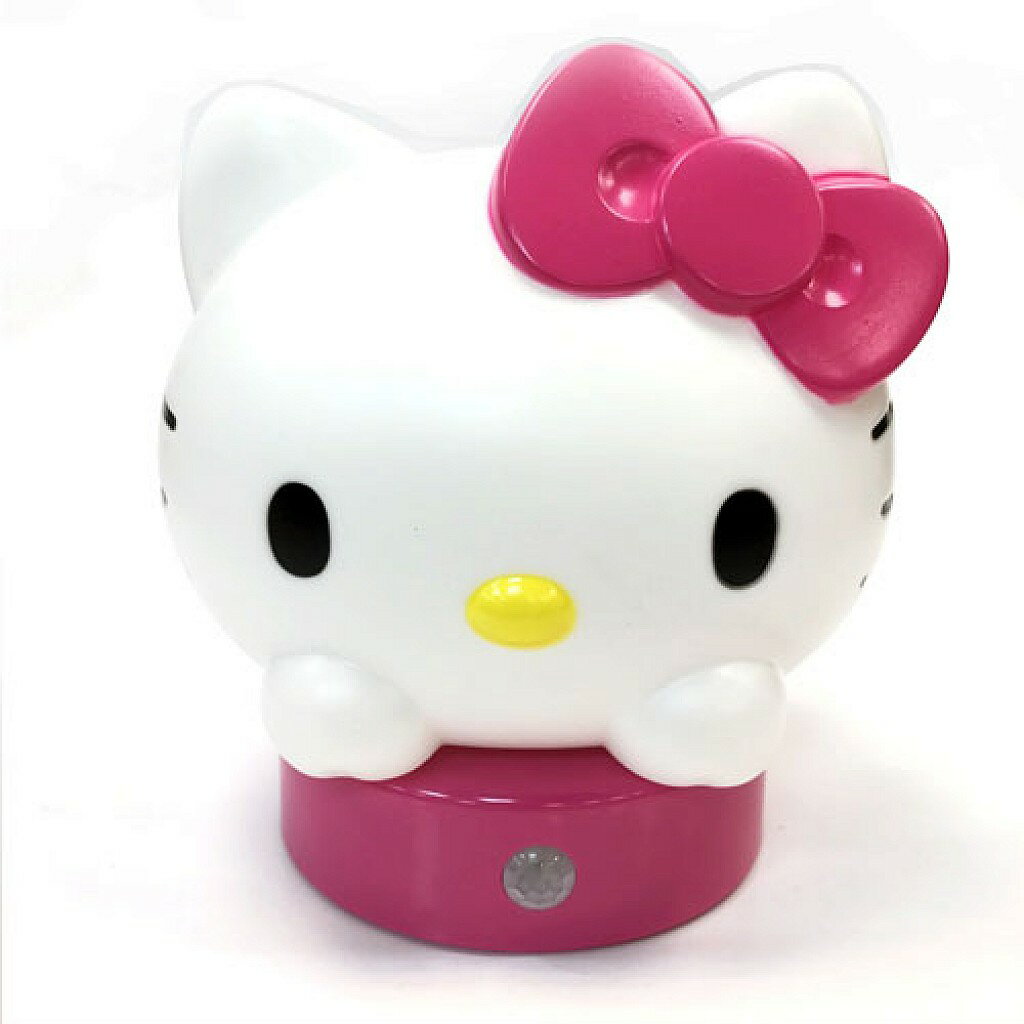 大賀屋 HelloKitty 小夜燈 夜燈 燈 小燈 夜間 兒童 KT 凱蒂貓 三麗鷗 日貨 正版授權 T00110094