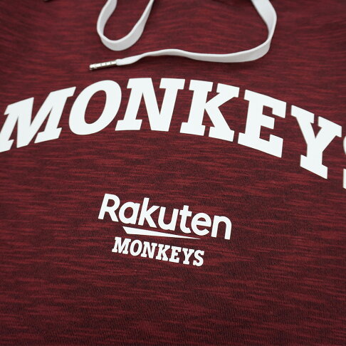 Rakuten Monkeys X UA聯名帽T-紅 3